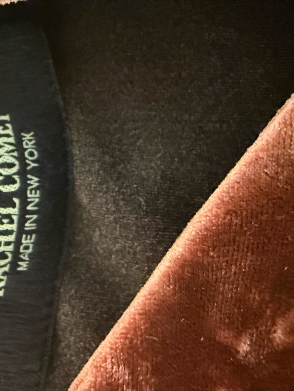 Rachel Comey Velvet Midi Dress in Rust Brown - Picture 3 of 5